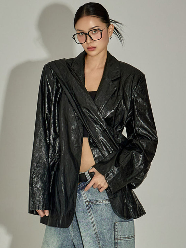 J2837 Jacket with Leather Bag