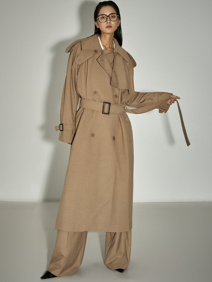 J2847 Trench Coat with Belt