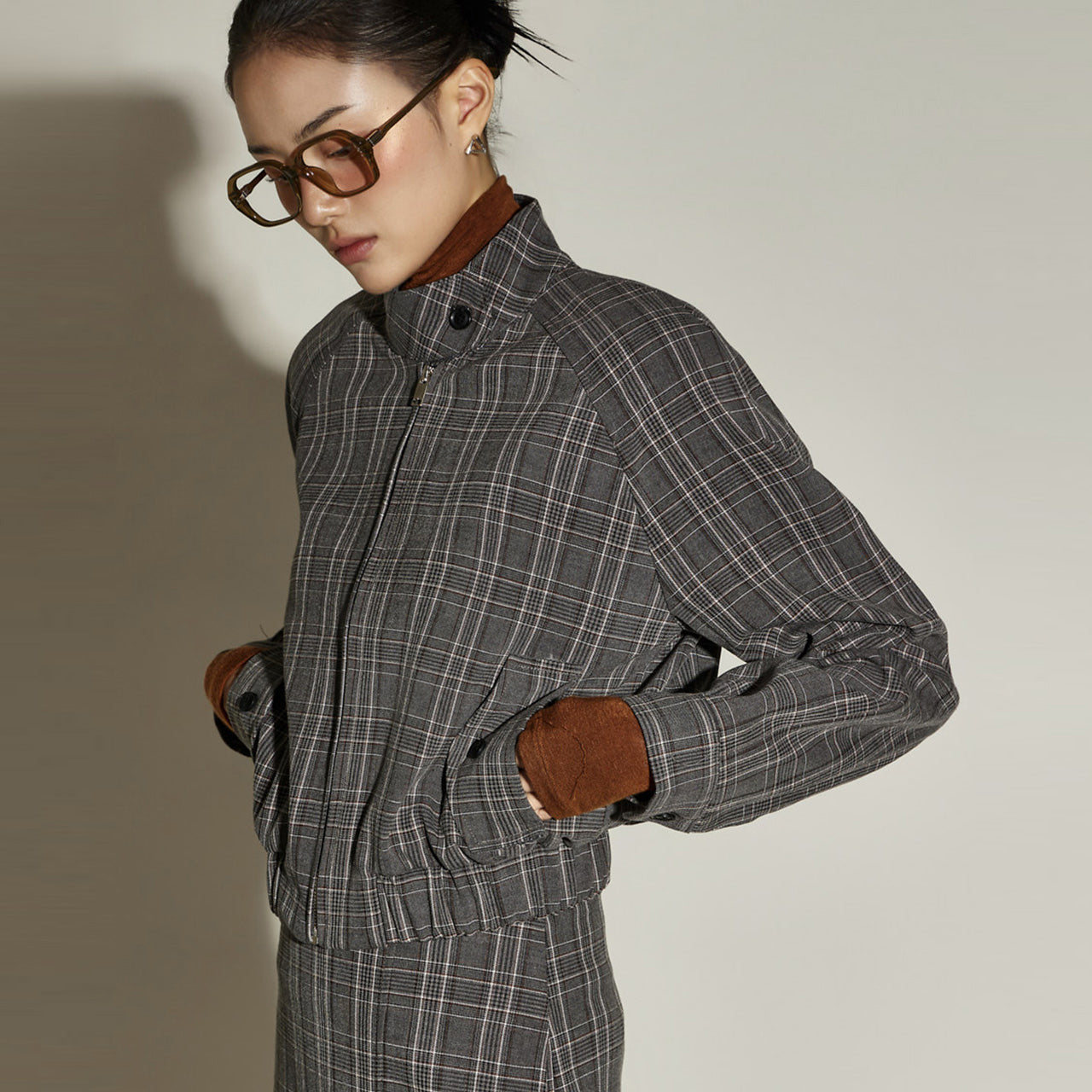 J2891 Checked Jacket