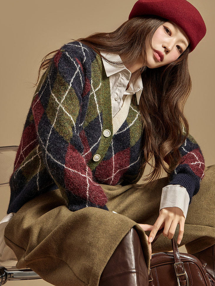 J2939 V-Neck Cardigan