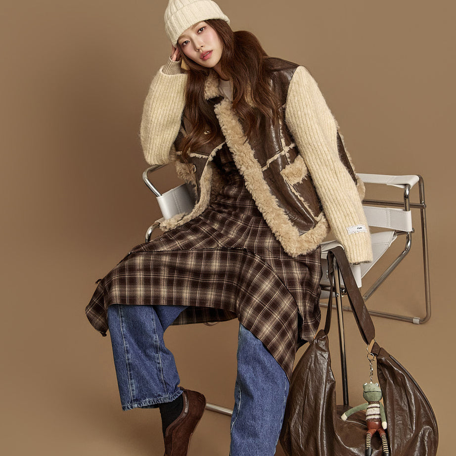 J2998 Two-Tone Wool Jacket