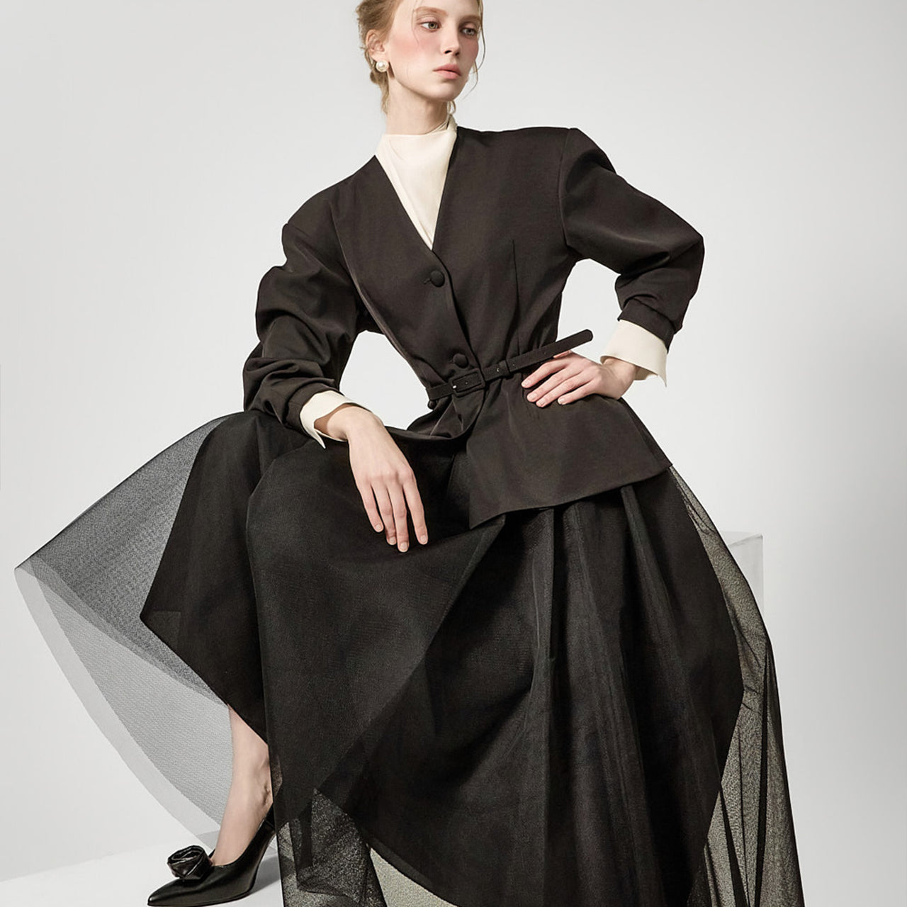 J3161 Jacket with Belt