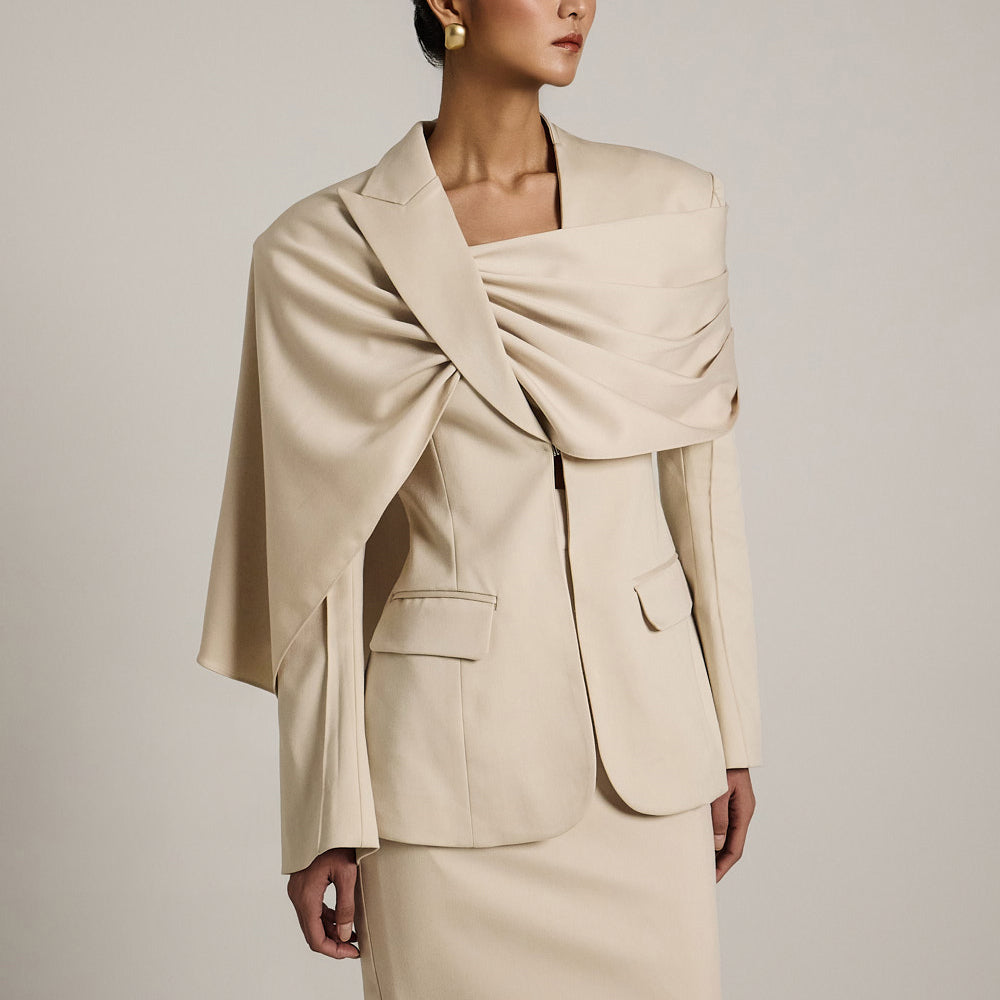 J9308 シャーリングマフラージャケット