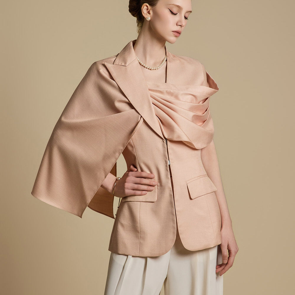 J9314 シャーリングマフラージャケット