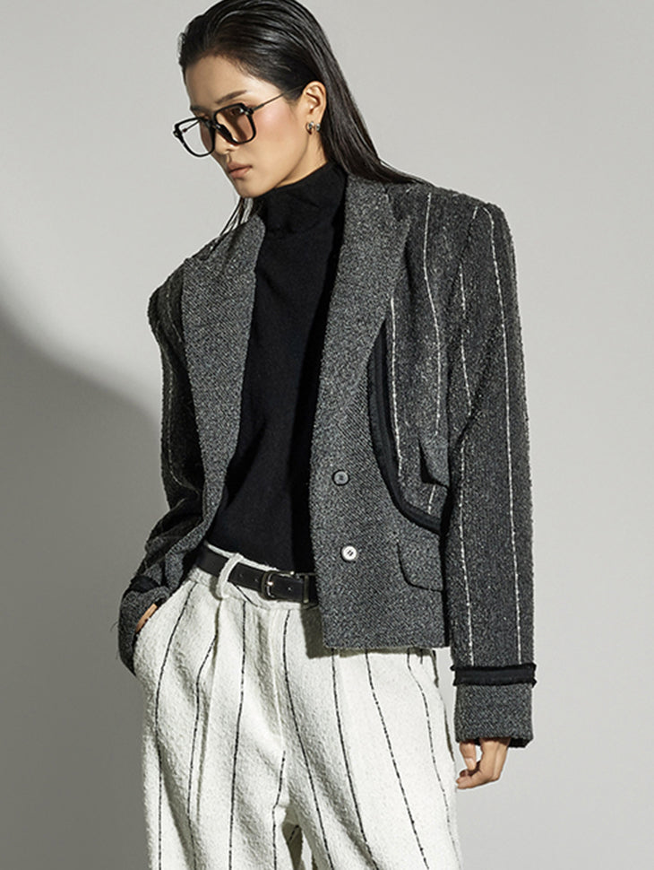 J9346 Striped Jacket