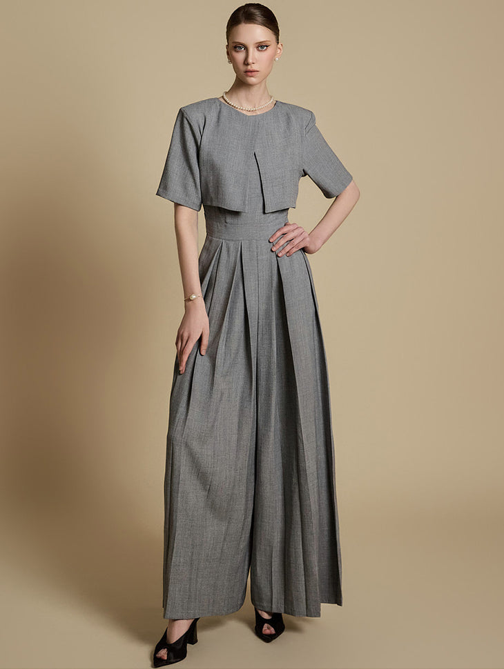 JS053 ボレロジャンプスーツ