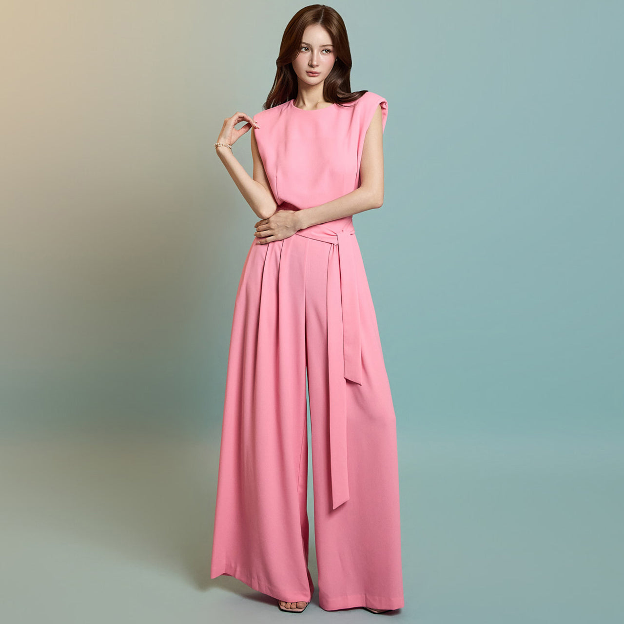 JS056 后开衩连体裤