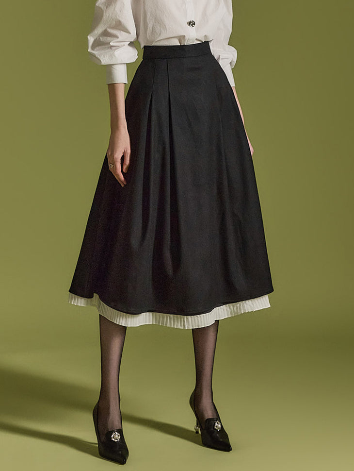 SK2891 Color Contrasting Skirt