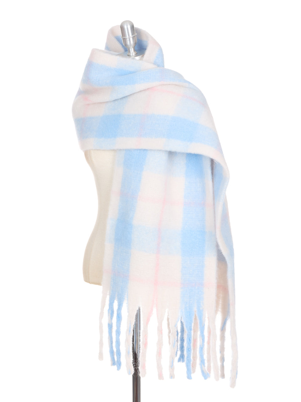 AS-1654 チェック柄マフラー