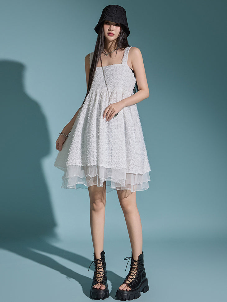 D5000 Ruffle Mini Dress