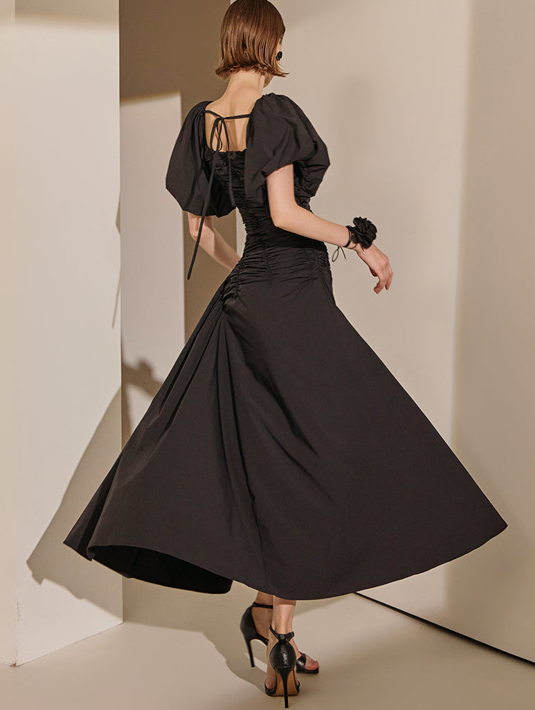 D4731 シャーリングAラインドレス