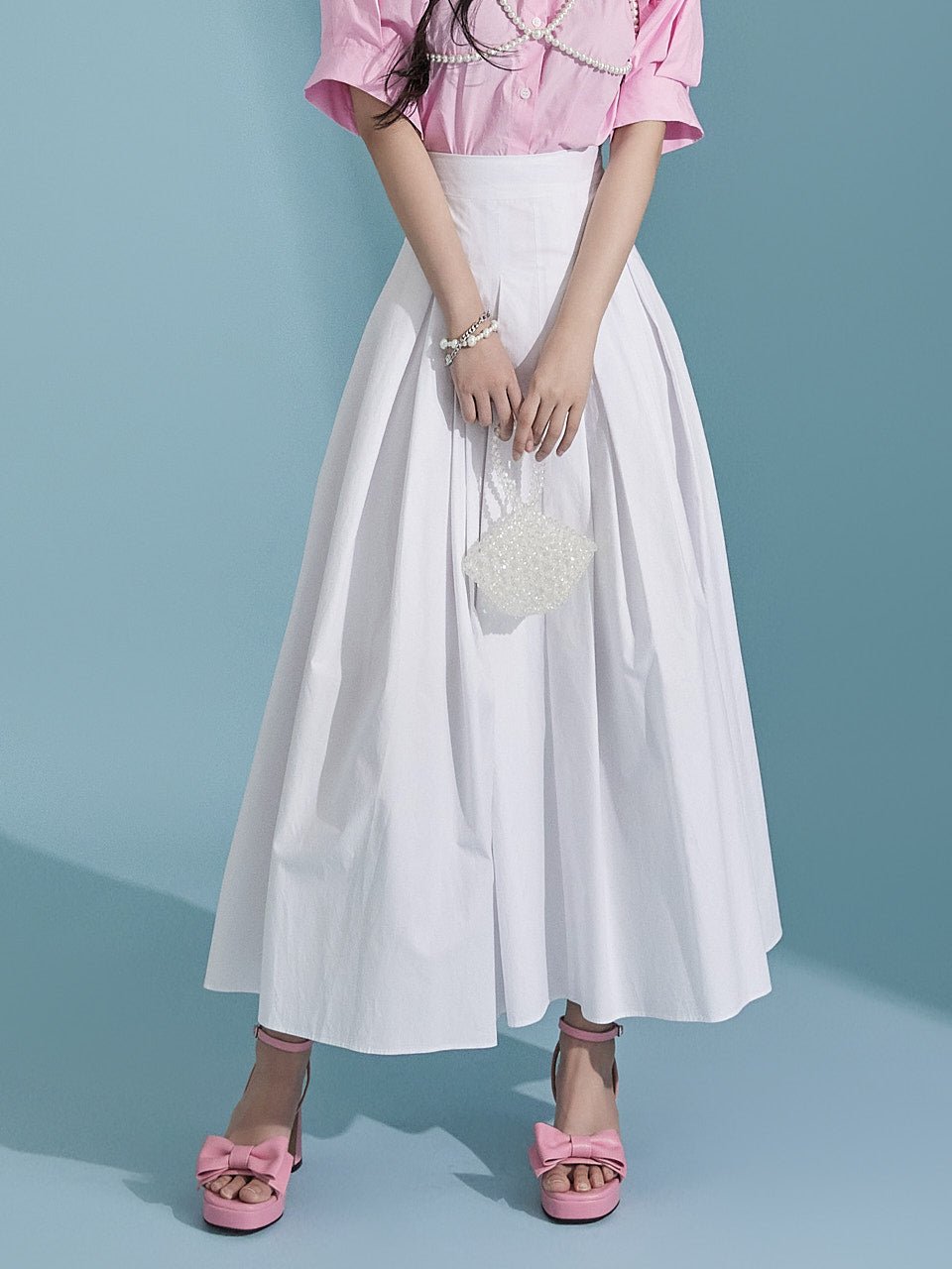 SK2708 Pintuck Skirt