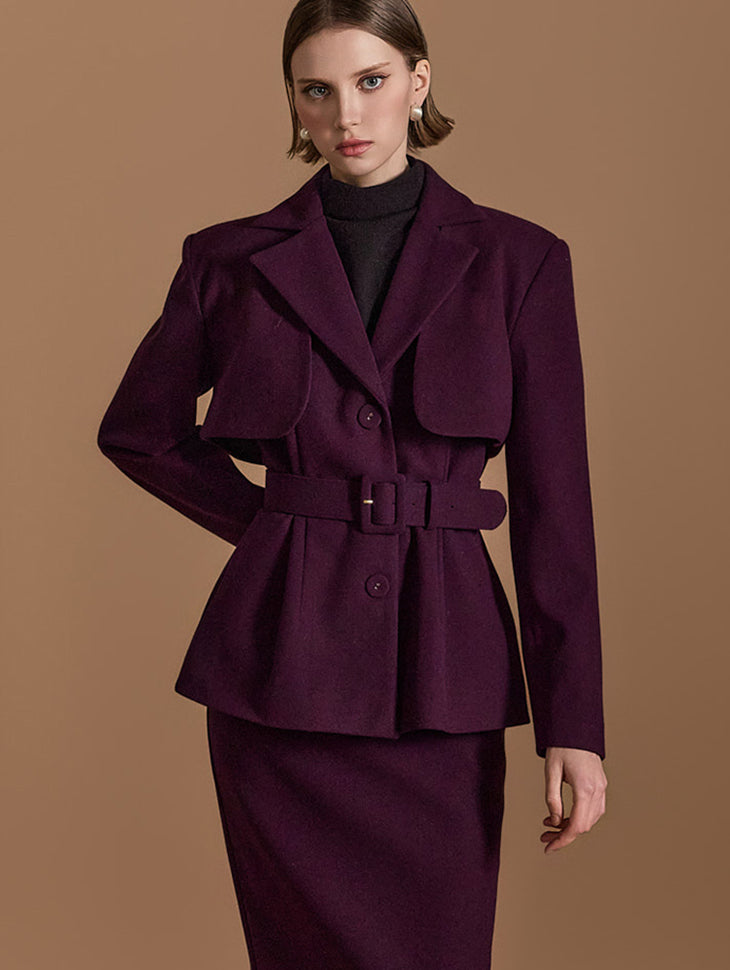 J2554 ベルト付きマルチウェイジャケット