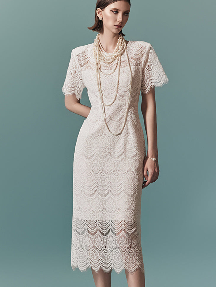 D4969 蕾丝连衣裙