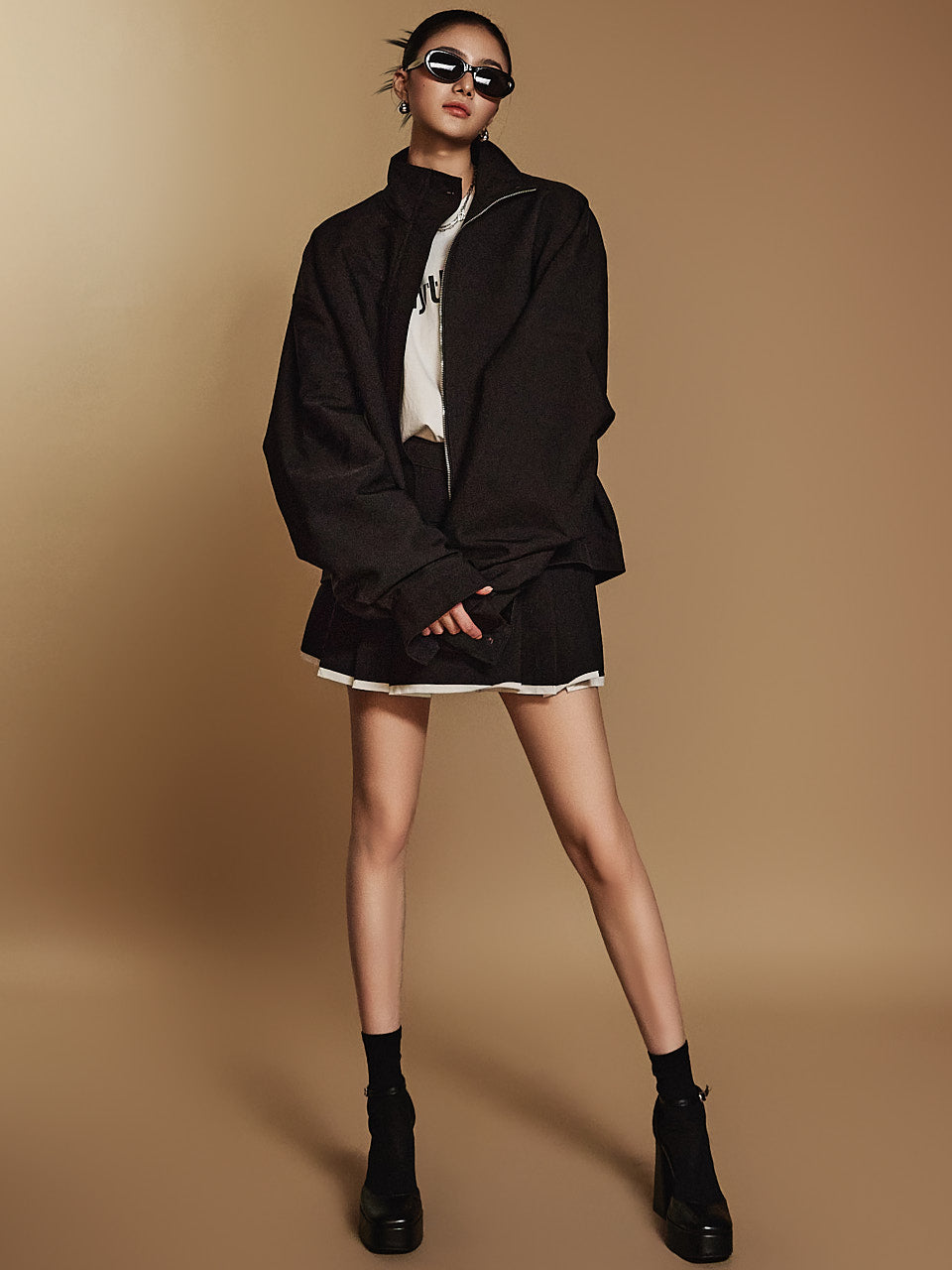 TP1958 套头衫/夹克/裙子套装