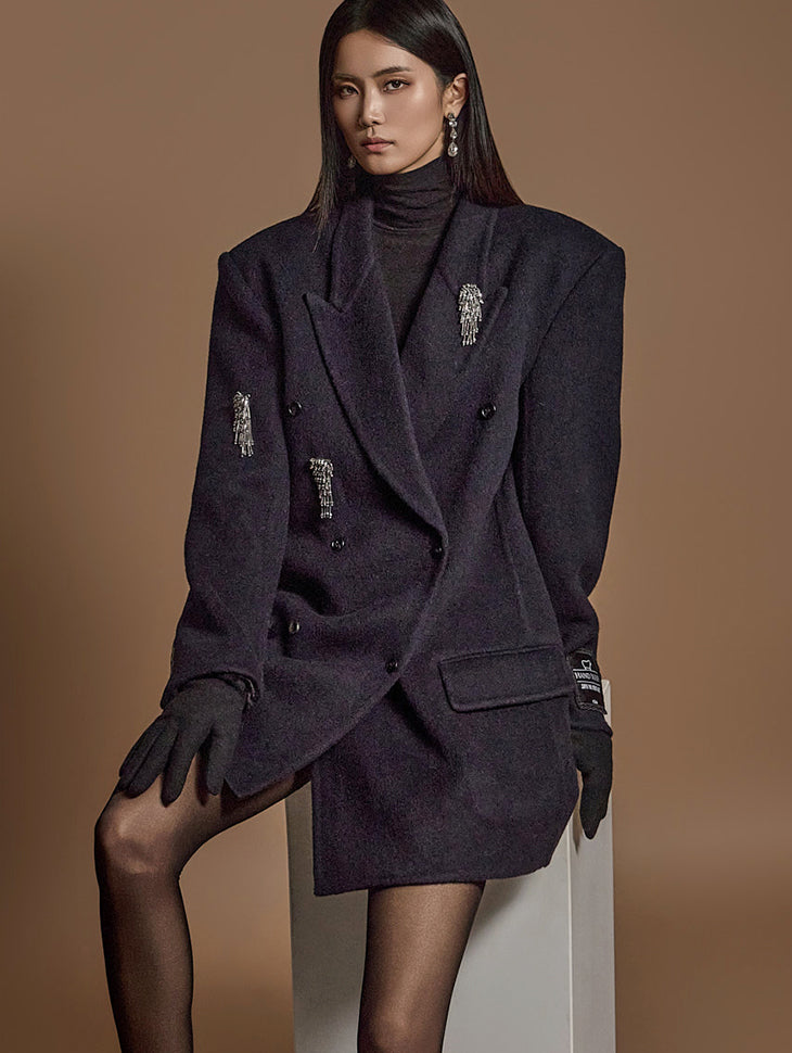 J2525 手工羊毛大衣