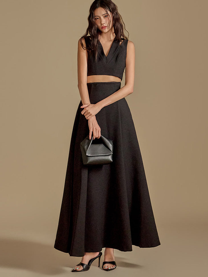 TP9153 亚麻上衣和裙子套装