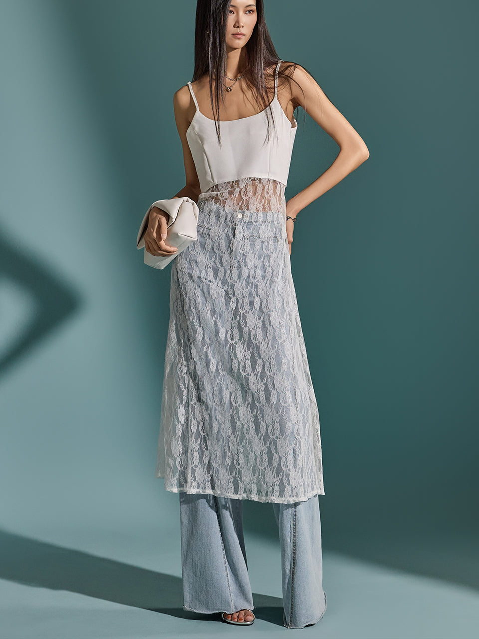 D4981 レイヤードドレス