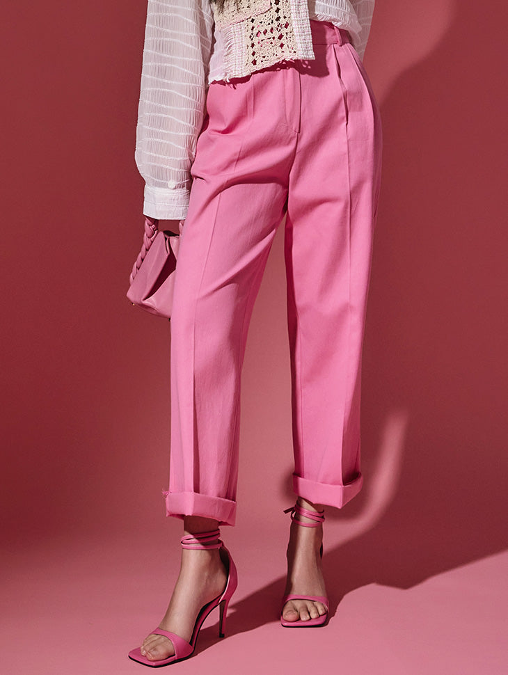 P2815 ピンタックチノパンツ