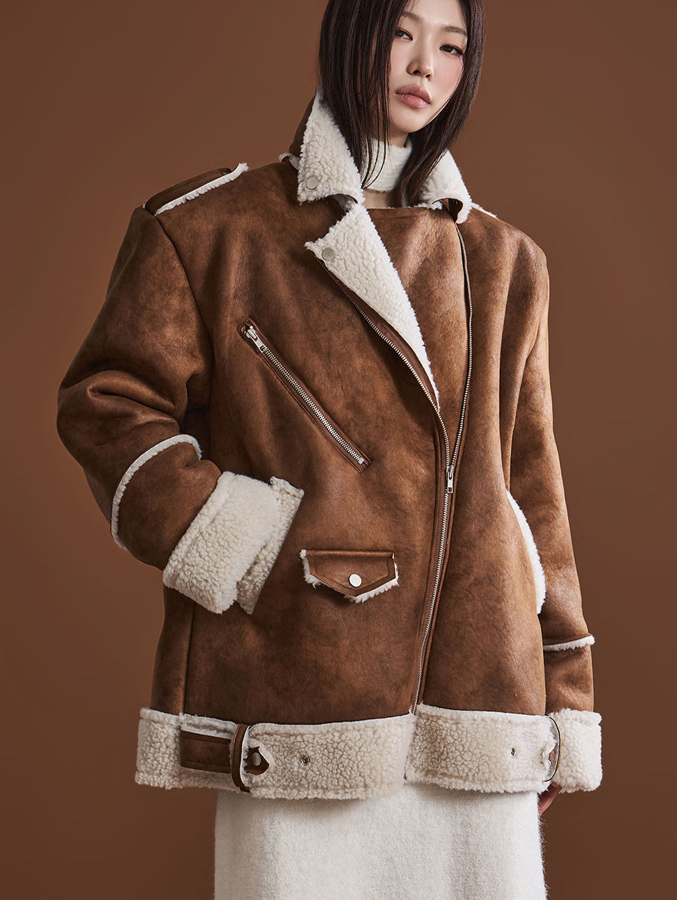 J2092 スエードシアリングジャケット