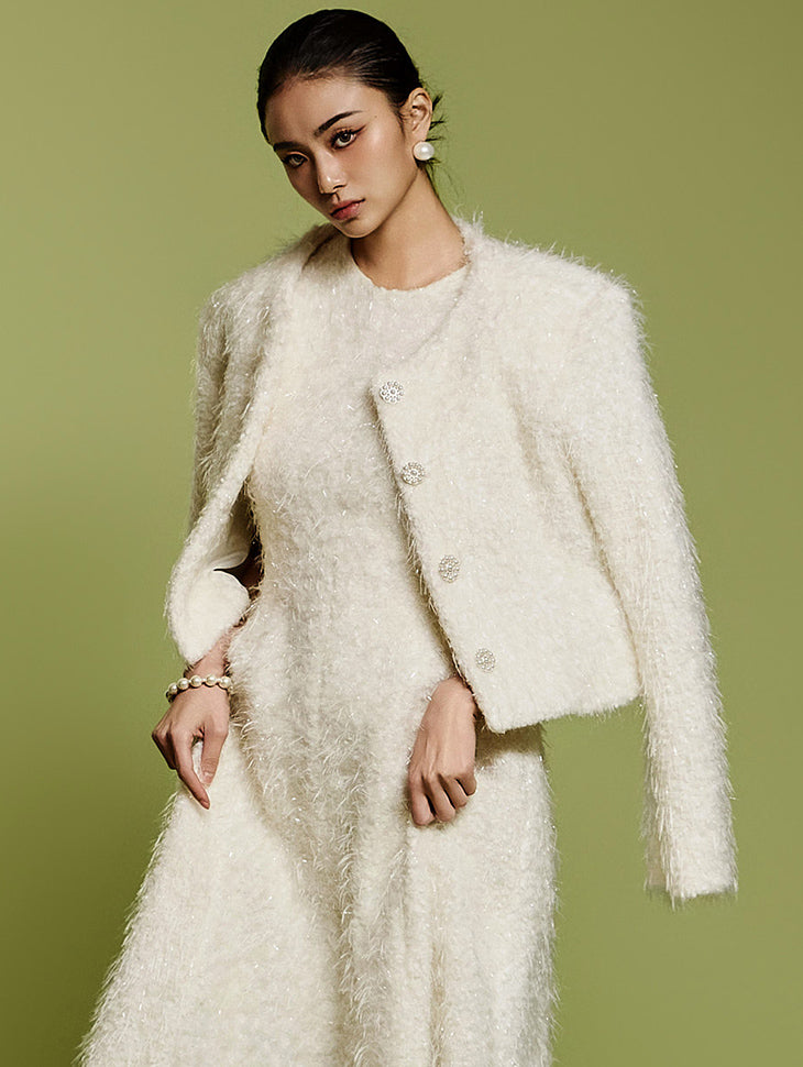 J2512 圈圈呢夹克