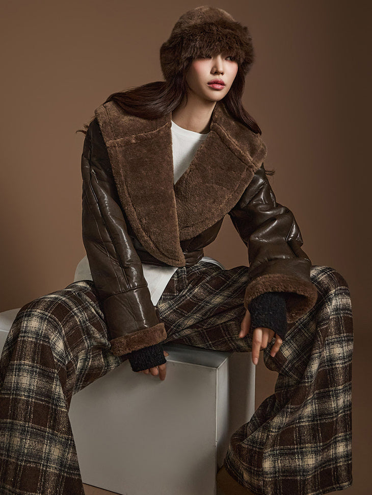 J2532 ショールカラー シアリングジャケット