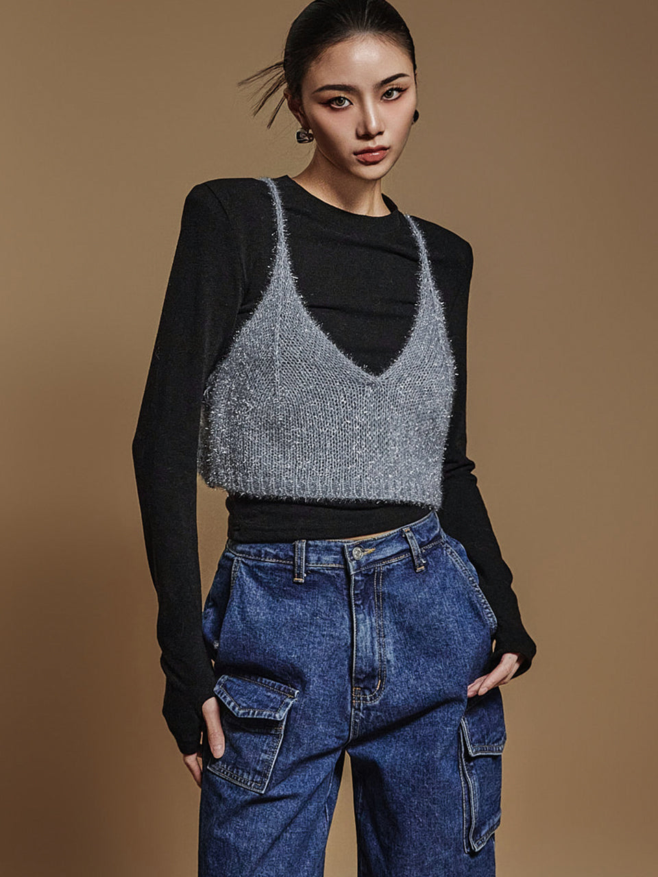 E3638 针织紧身胸衣