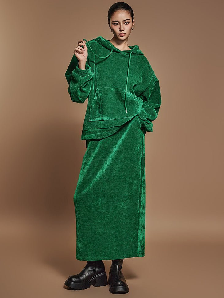 TP1986 パーカー&スカートセット