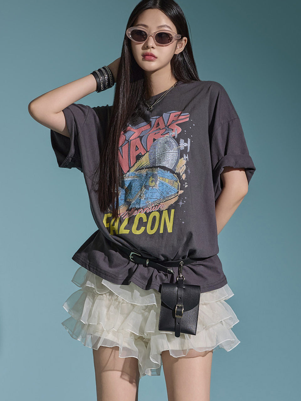 E3427 プリントTシャツ