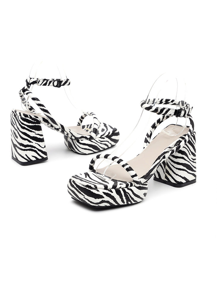 AR-3129 Strap Platform Heeled Sandals