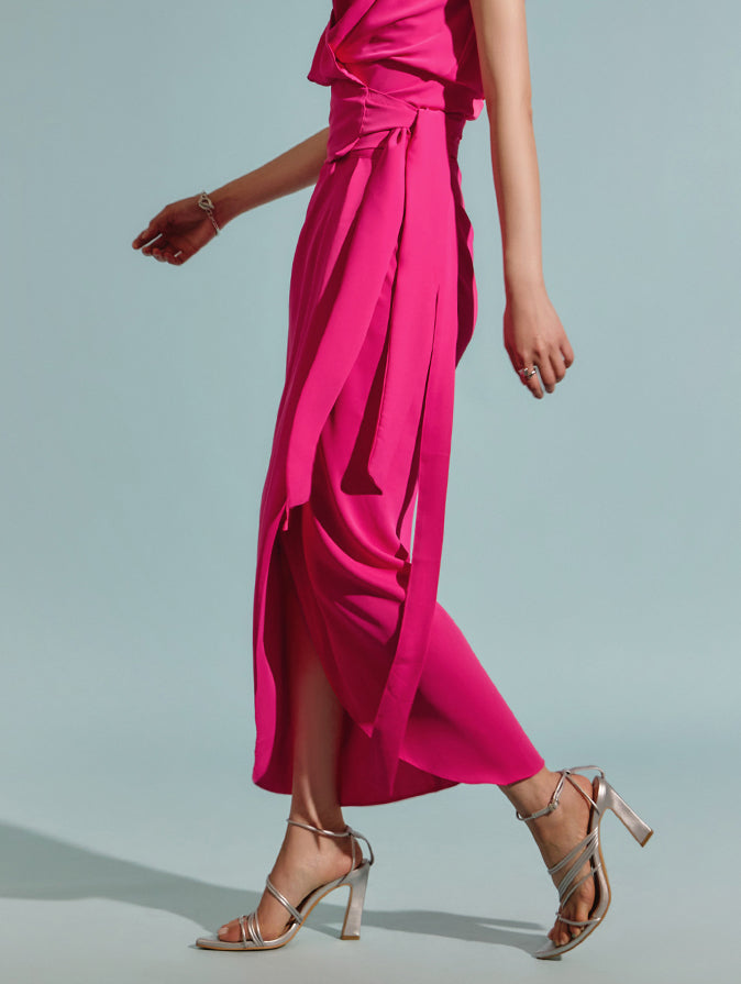 SK2491 ハイウエストラップスカート