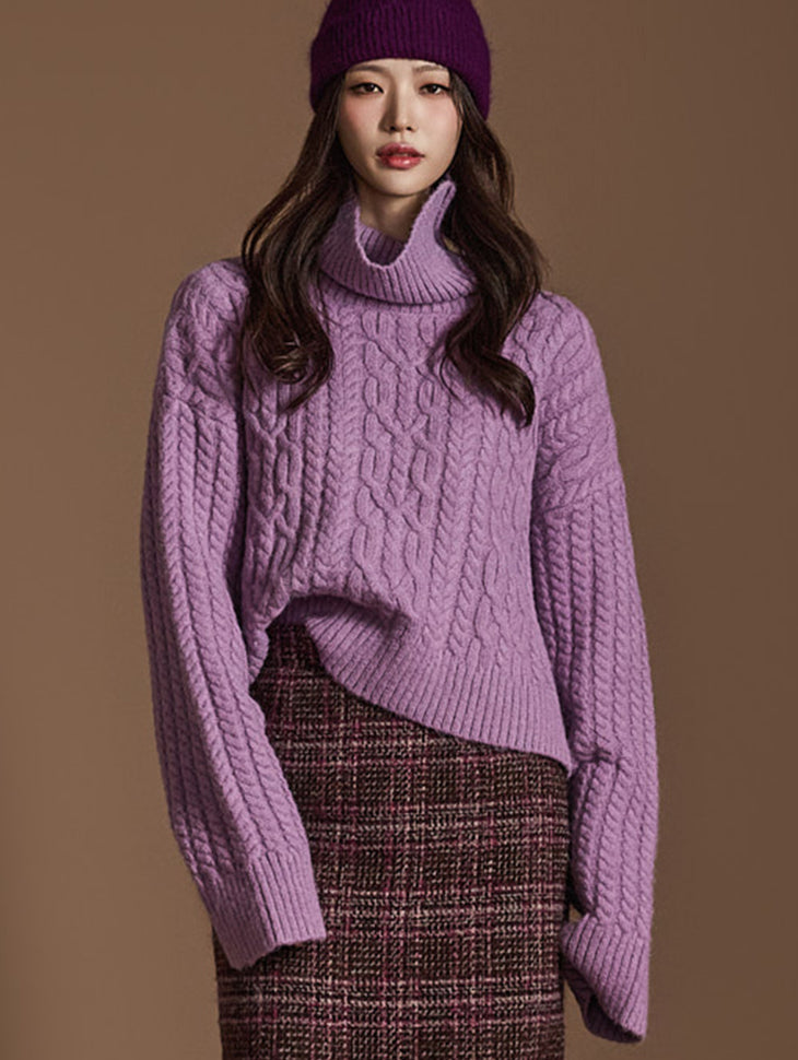 E3644 马海毛针织