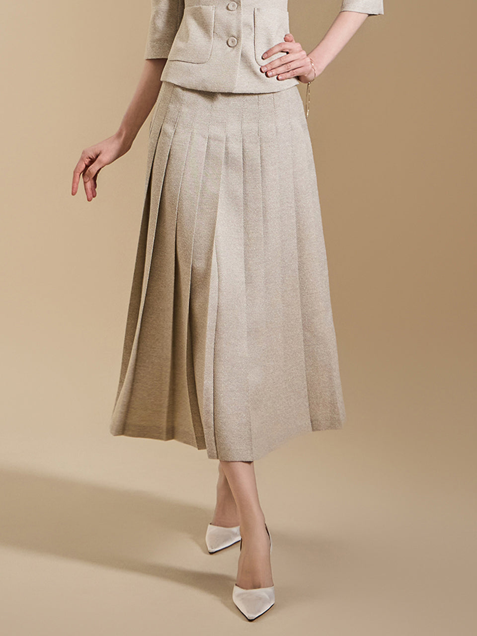 SK2758 Pleated Skirt