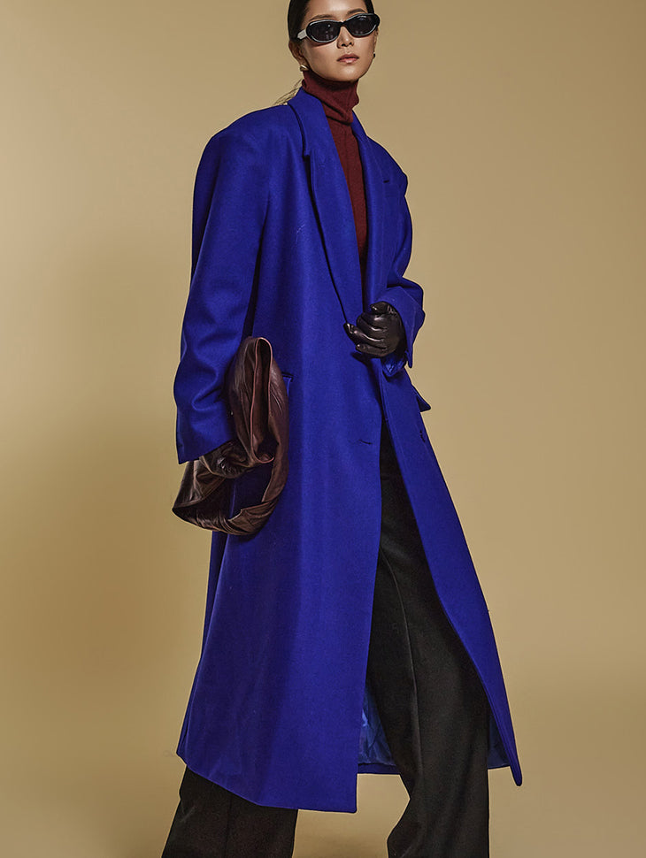 J2495 ラペルウールコート