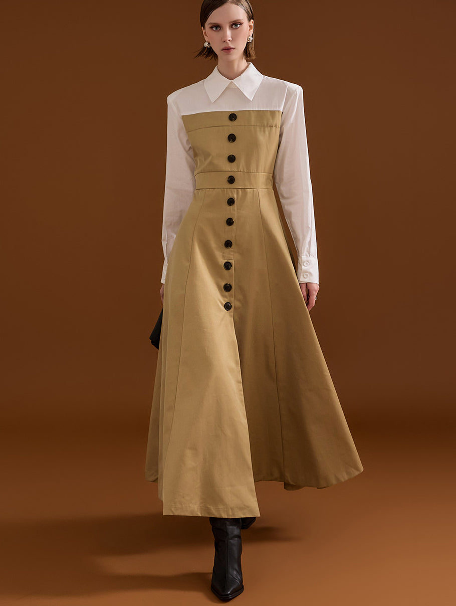 D4781 シャツドレス