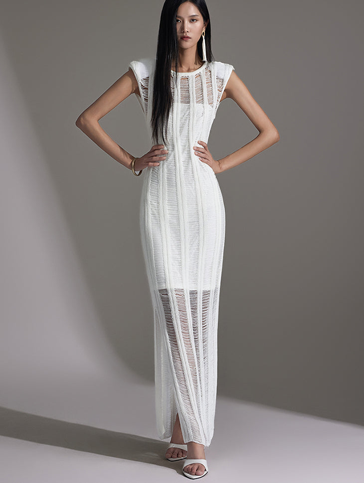 D9478 破洞连衣裙