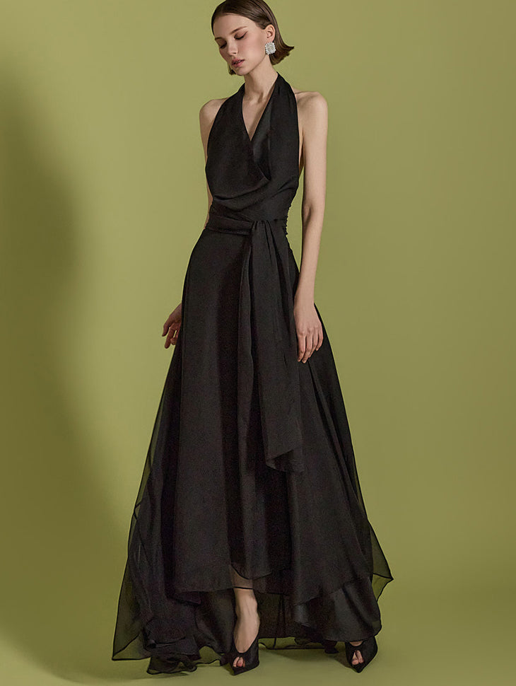 D5151 ホルターマキシドレス