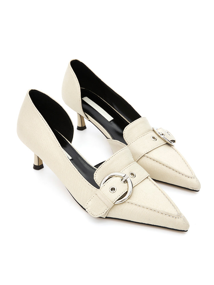 AR-3248 带扣中跟鞋