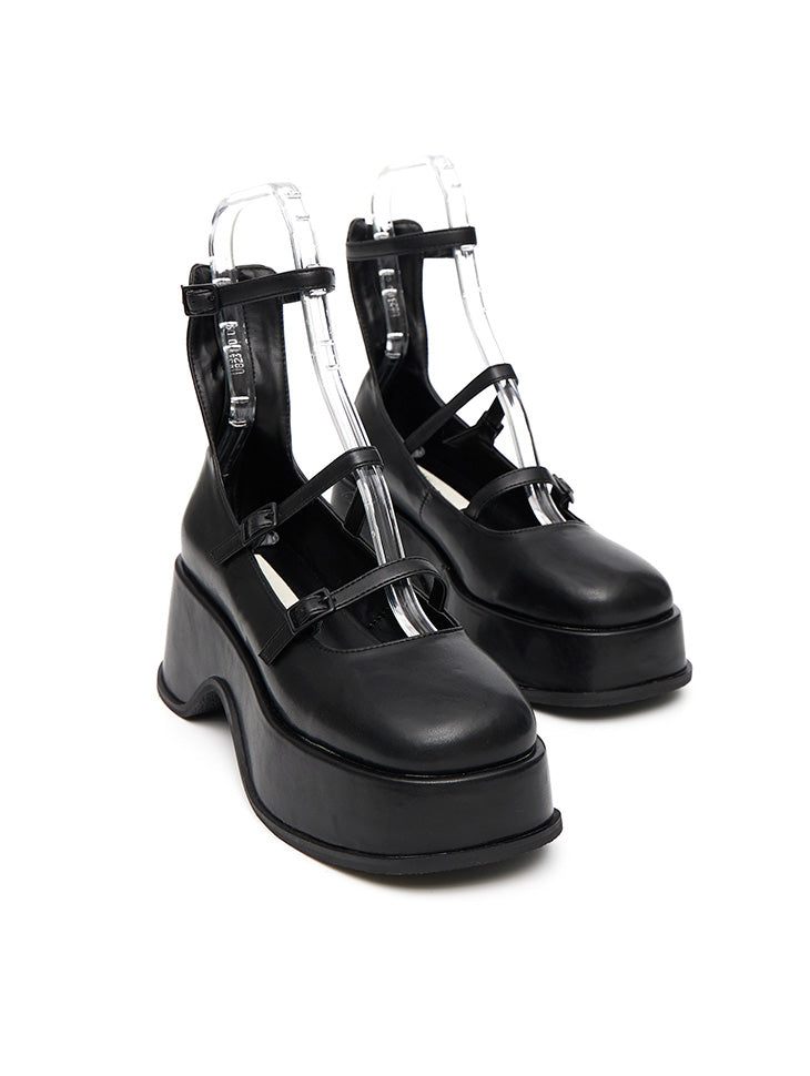 AR-3063 绑带厚底高跟鞋