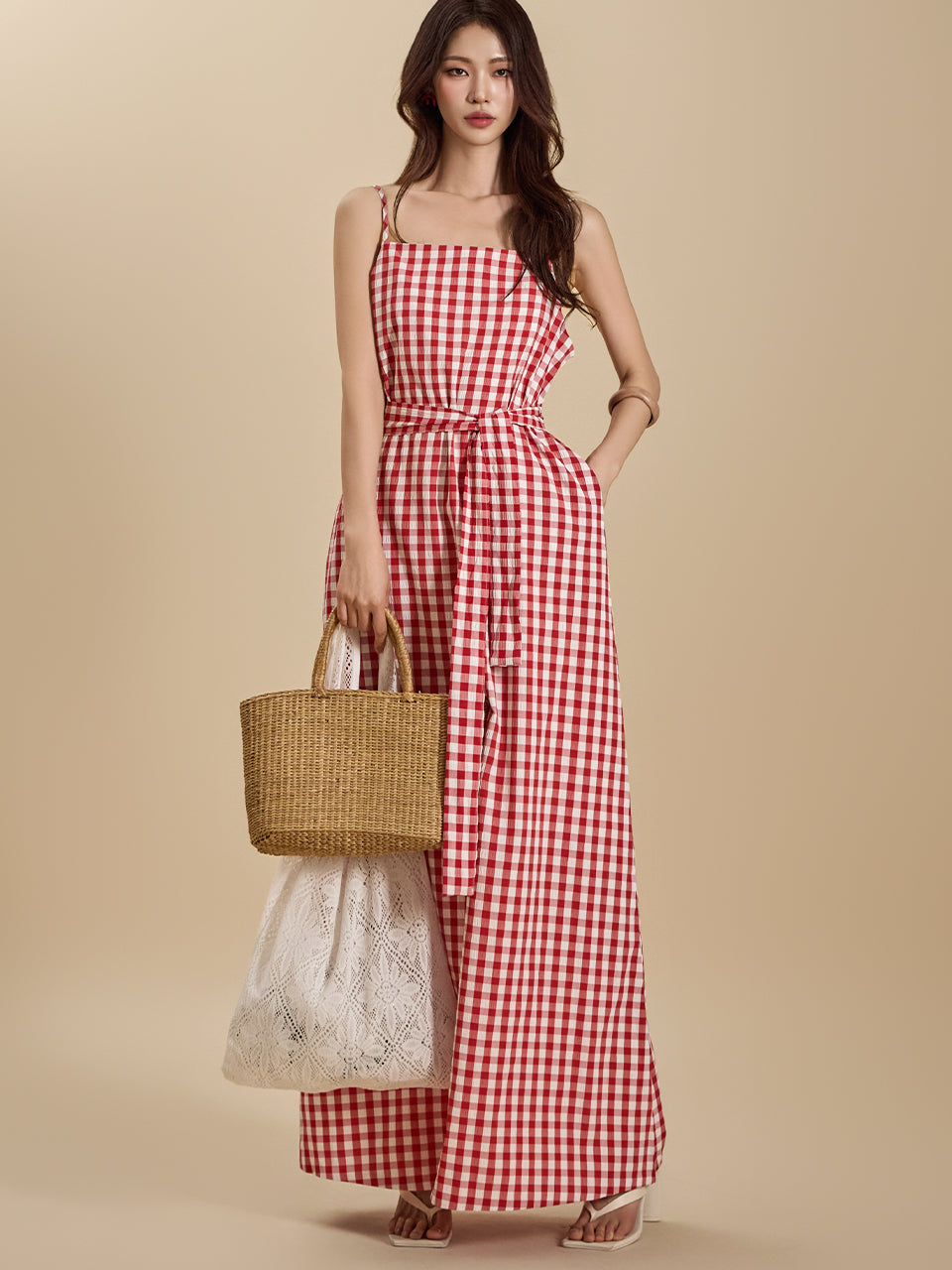 D5070 ストラップ付きドレス