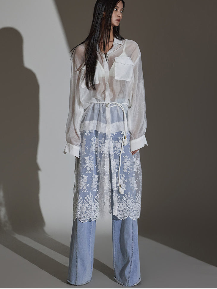 B2949 レイヤードブラウス