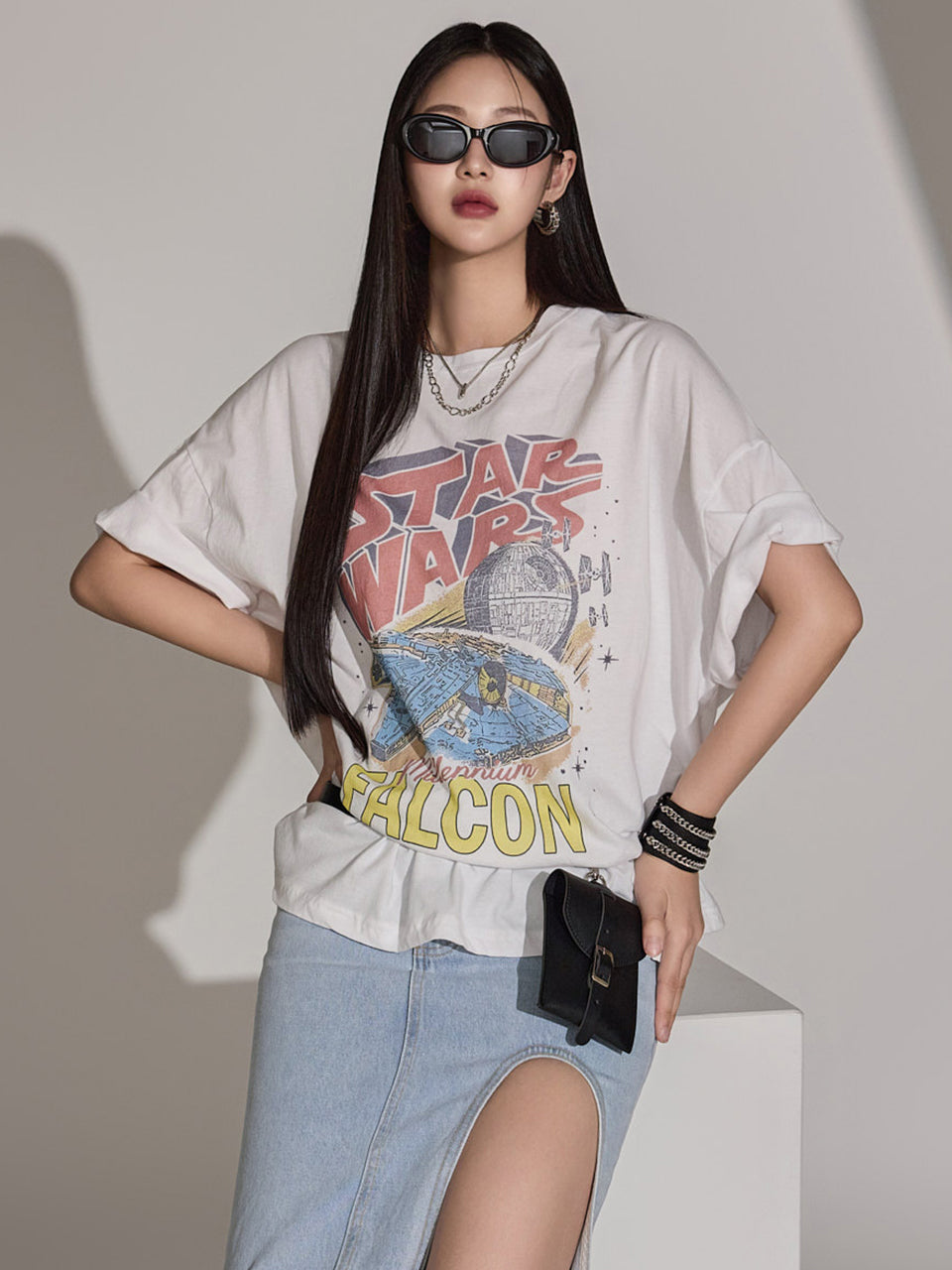 E3427 プリントTシャツ