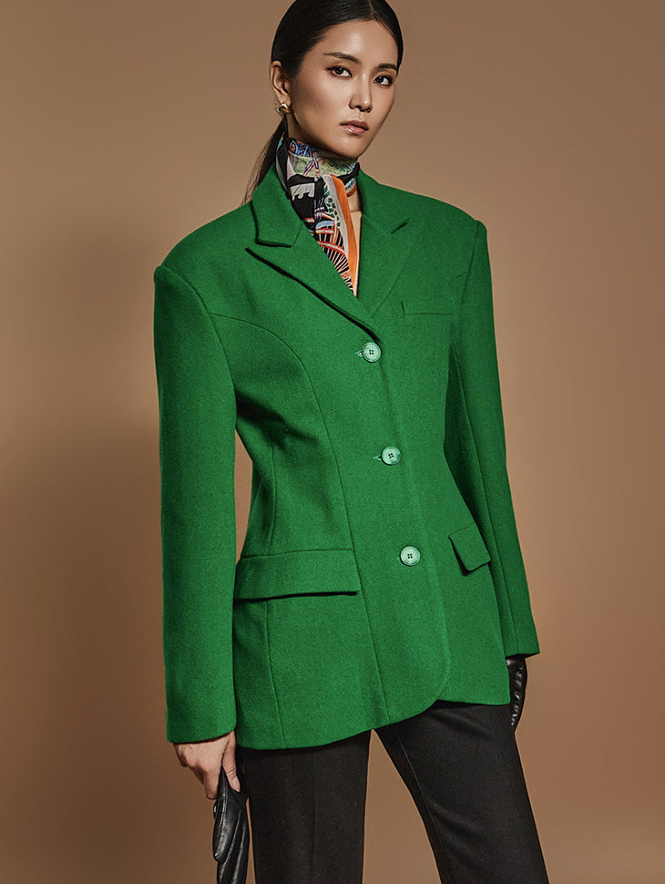 J2452 テーラードウールジャケット