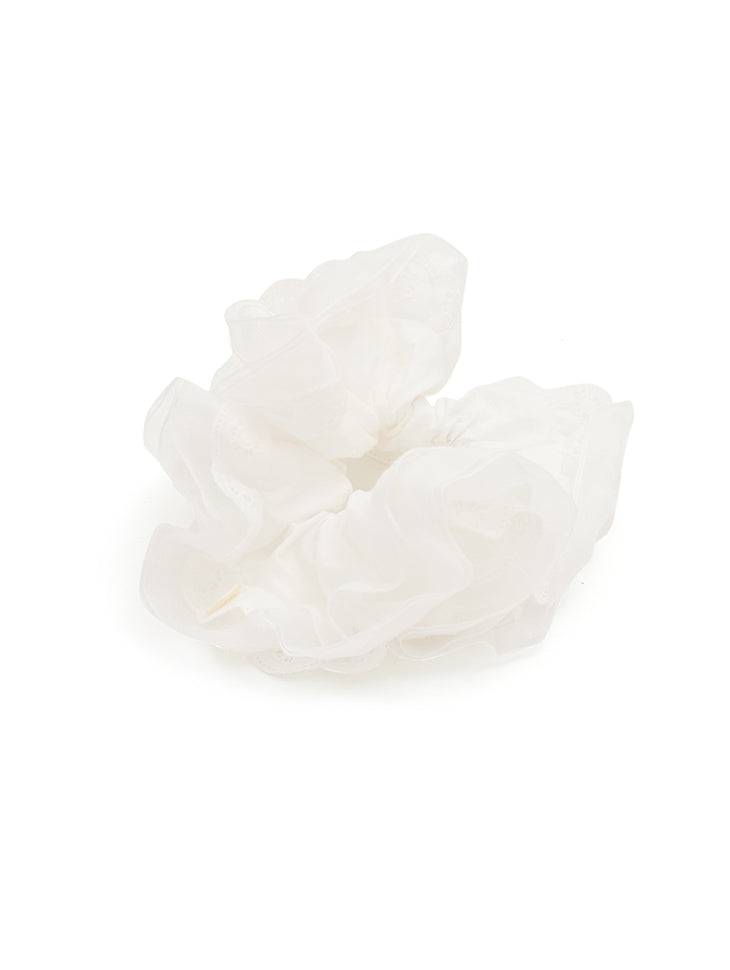 AP-467 Lace Organza Scrunchie