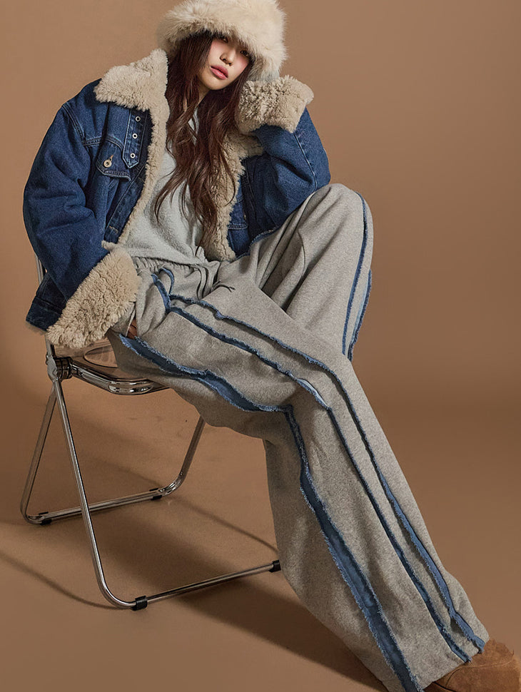 P3341 フリース裏地スウェットパンツ