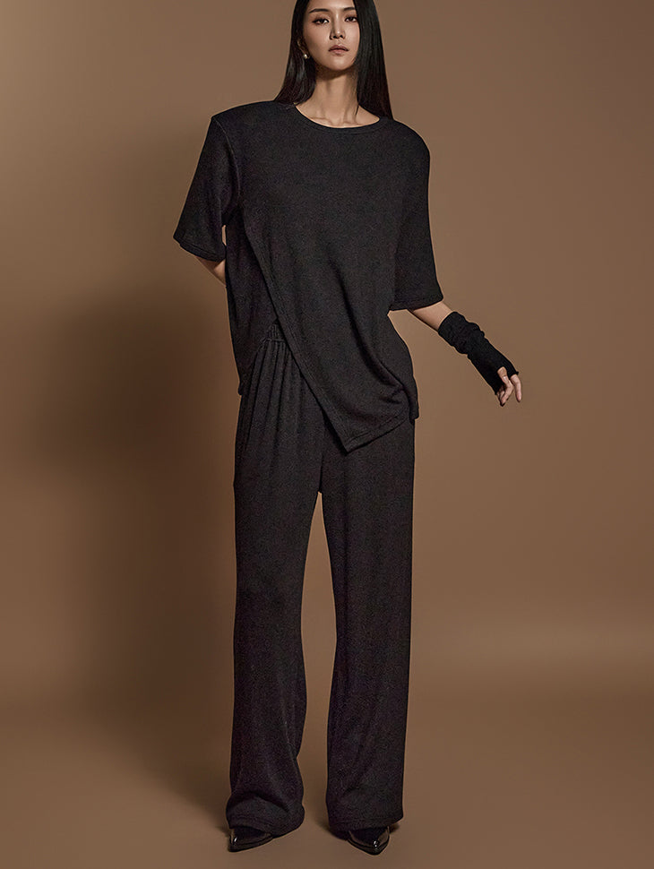 TR037 羊毛衬里运动套装