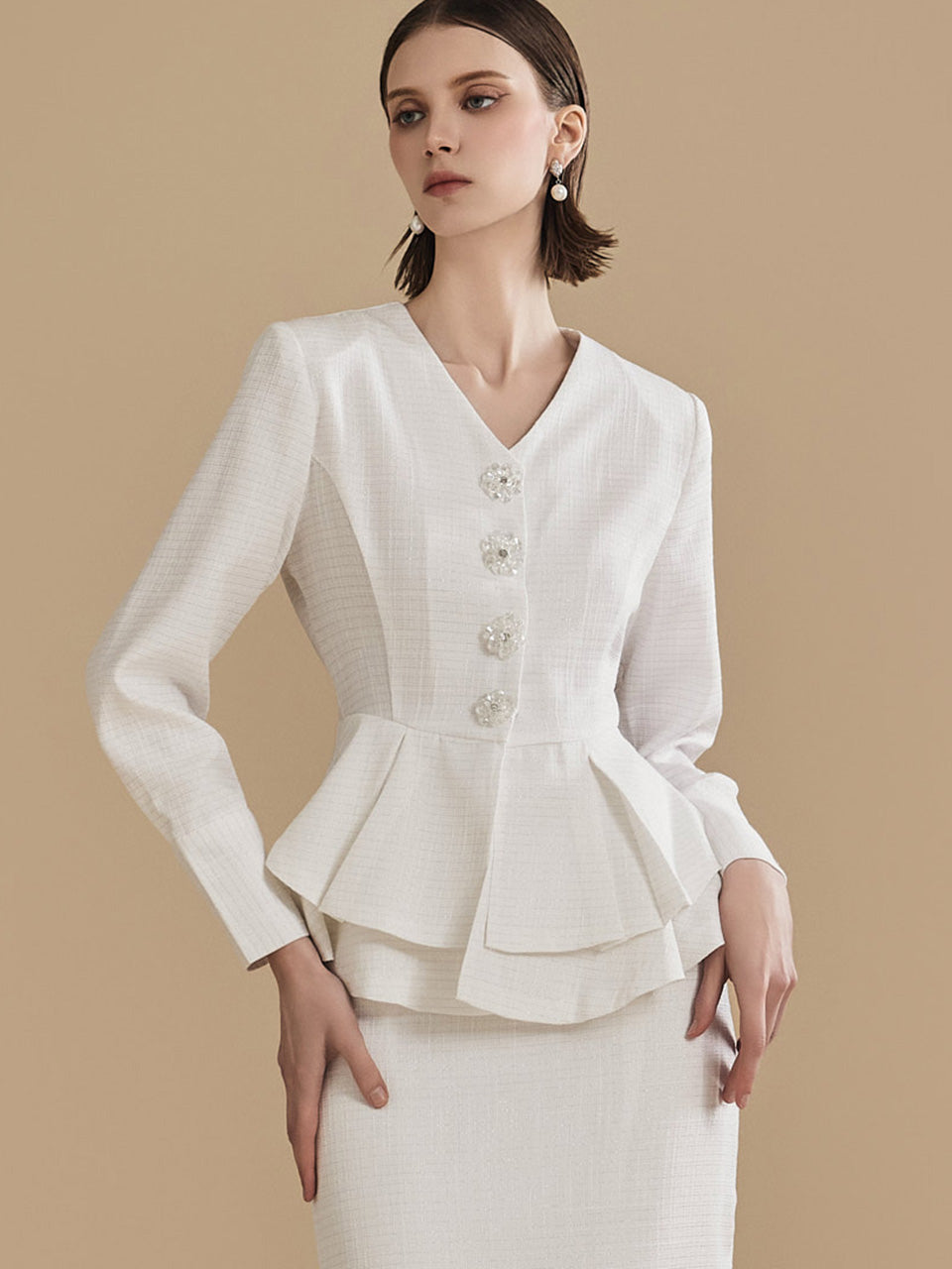 J2285 珠宝纽扣夹克