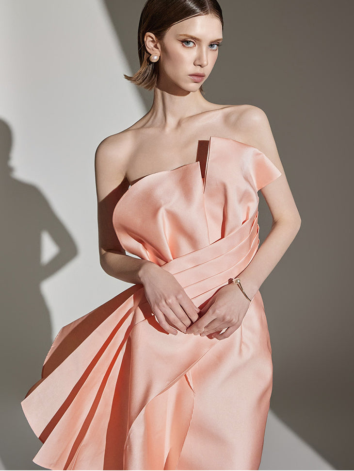 D9471 Frill Tube Top Dress