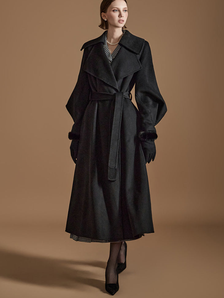 J2516 カシミアハンドメイドコート