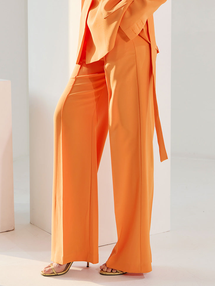 P2780 ピンタックウエストゴムスラックス